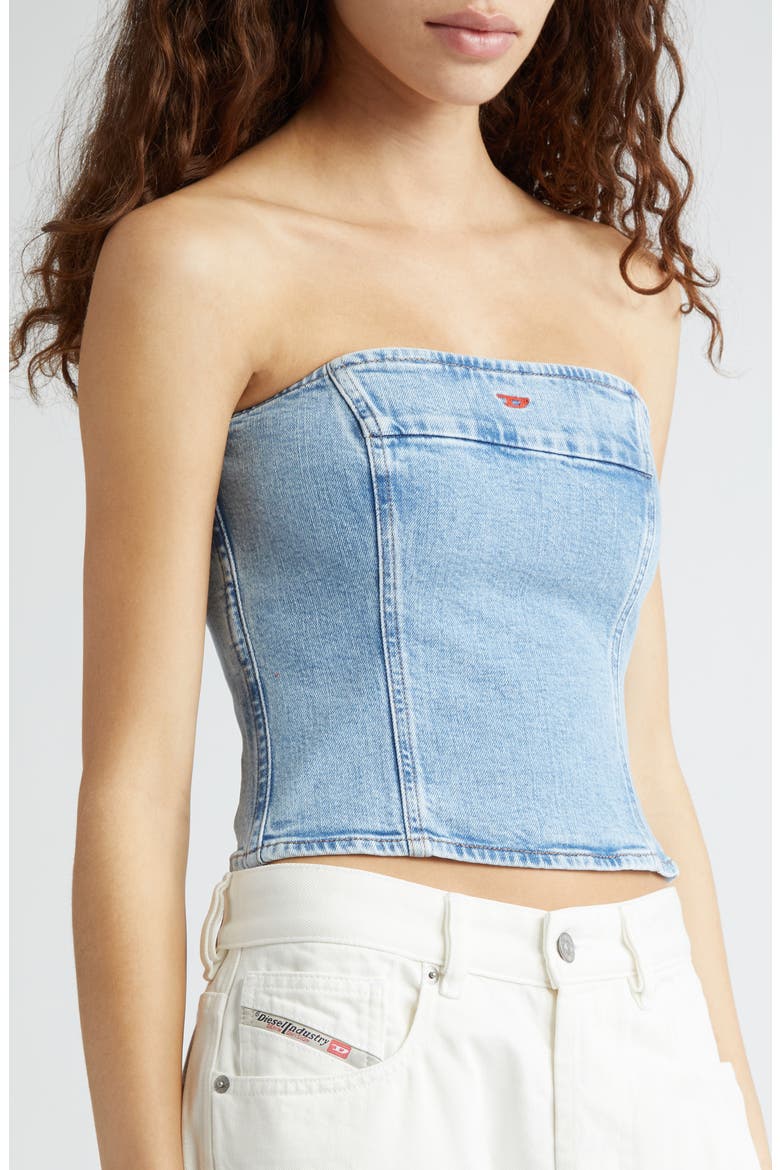 DIESEL® De-Ville Denim Tube Top (Women) | Nordstrom