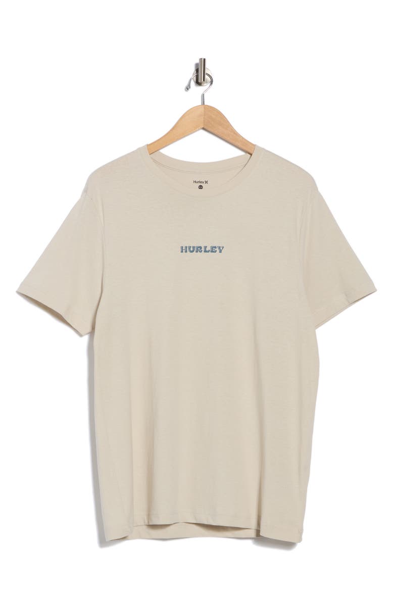Hurley Lounging Graphic T-Shirt, Alternate, color, Bone