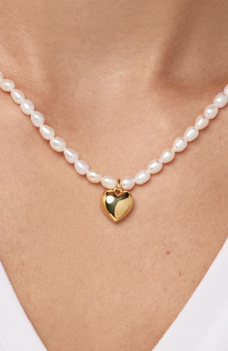 Ana Luisa Heart Pendant Necklace, Alternate, color, Gold