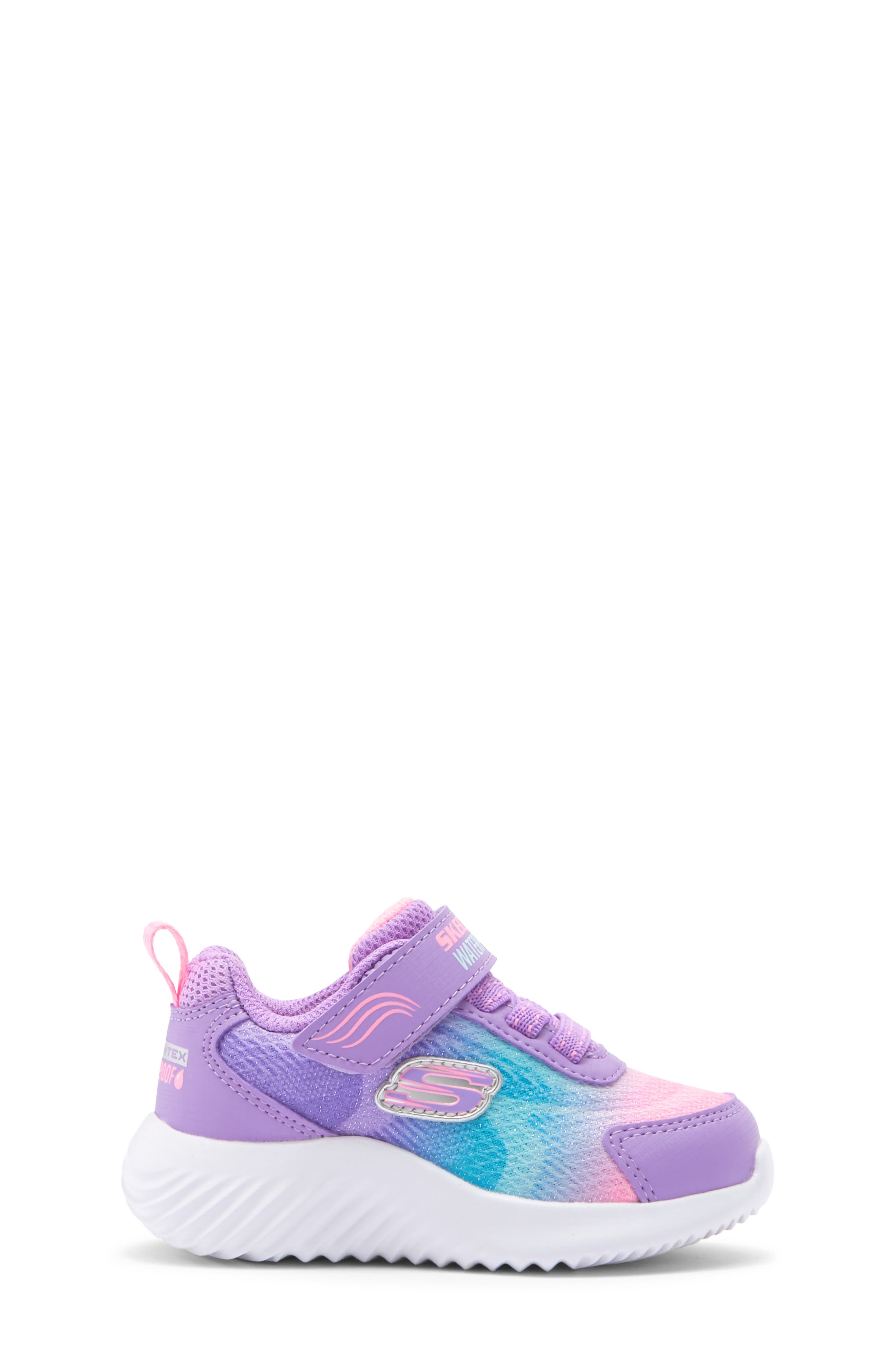 SKECHERS Kids' Bounder Hydra Cool Waterproof Sneaker, Alternate, color, Lavender Multi