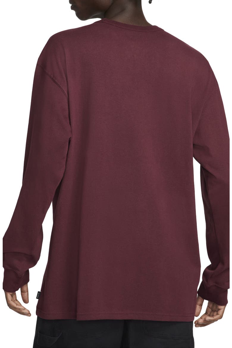 Long Sleeve Pocket T-Shirt, Alternate, color, NIGHT MAROON