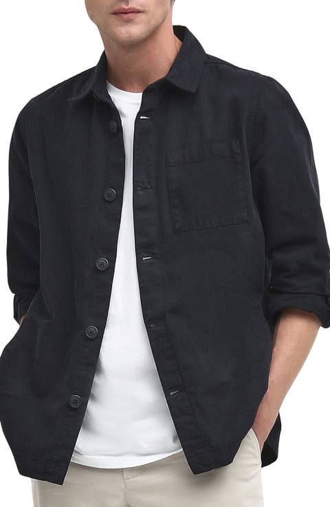 Washed Cotton Twill Overshirt