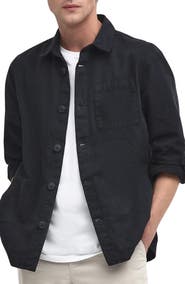 Barbour Washed Button-Up Overshirt