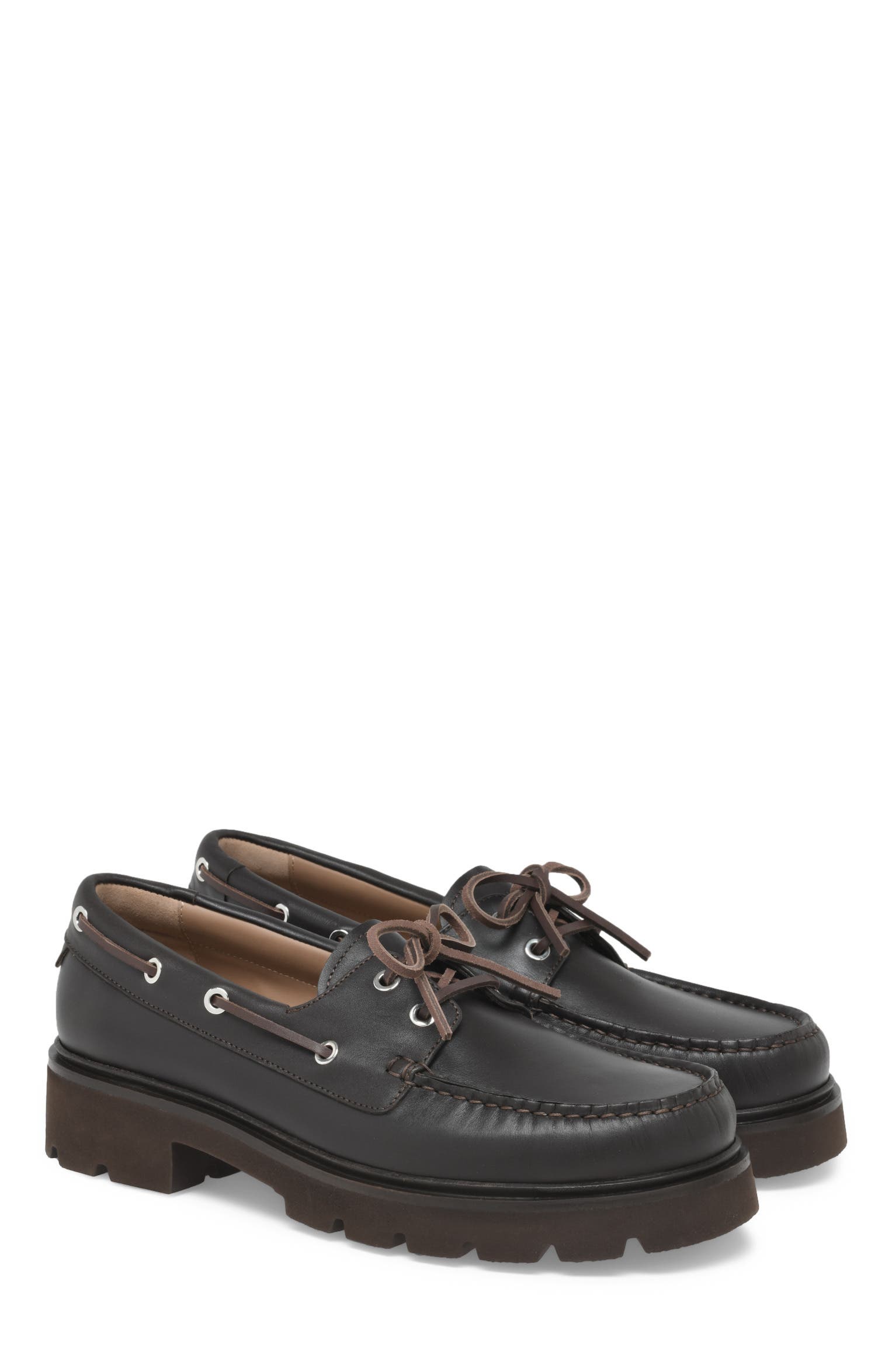 Gianvito Rossi Olonne Mocassin, Alternate, color, Brown Calf Leather