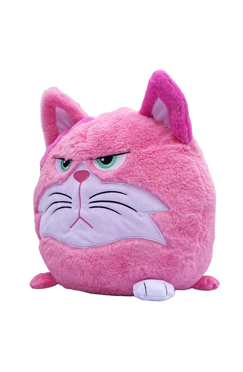 Hangry Petz Lucy Pink Cat 12 Inch Animal Plush, Alternate, color, Multicolored