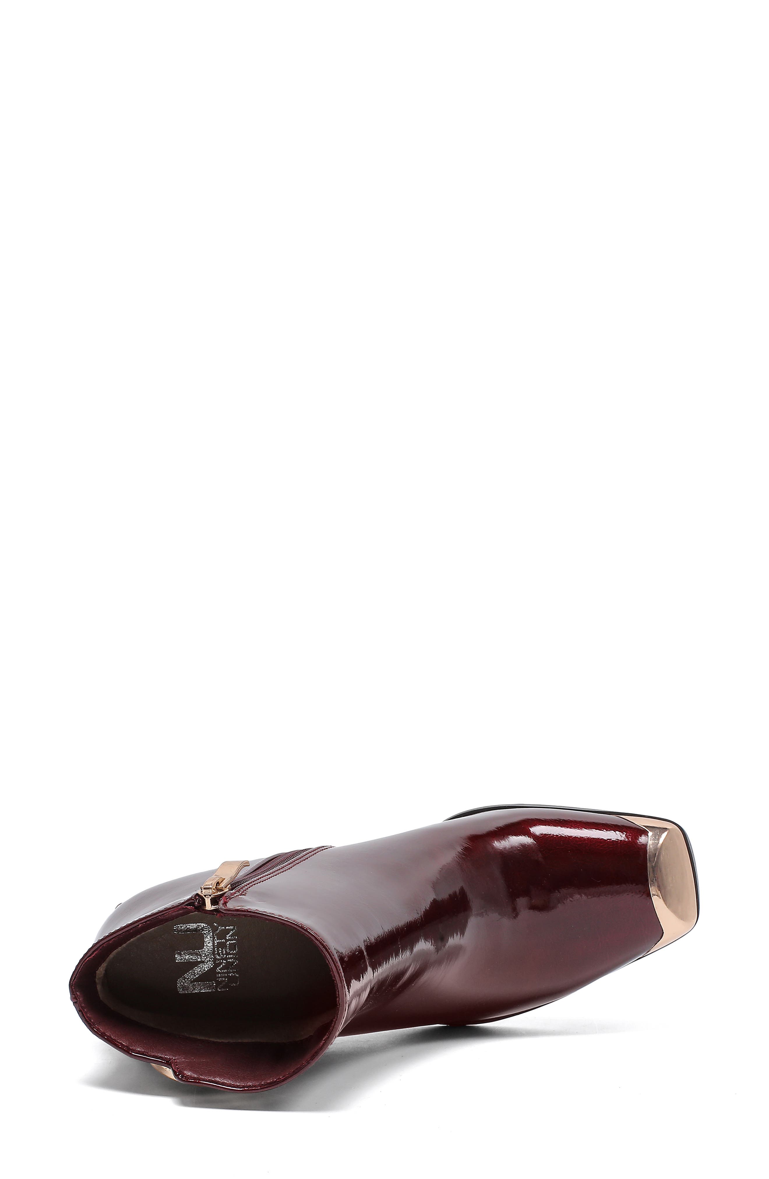 Frisco Cap Toe Bootie, Alternate, color, WINE