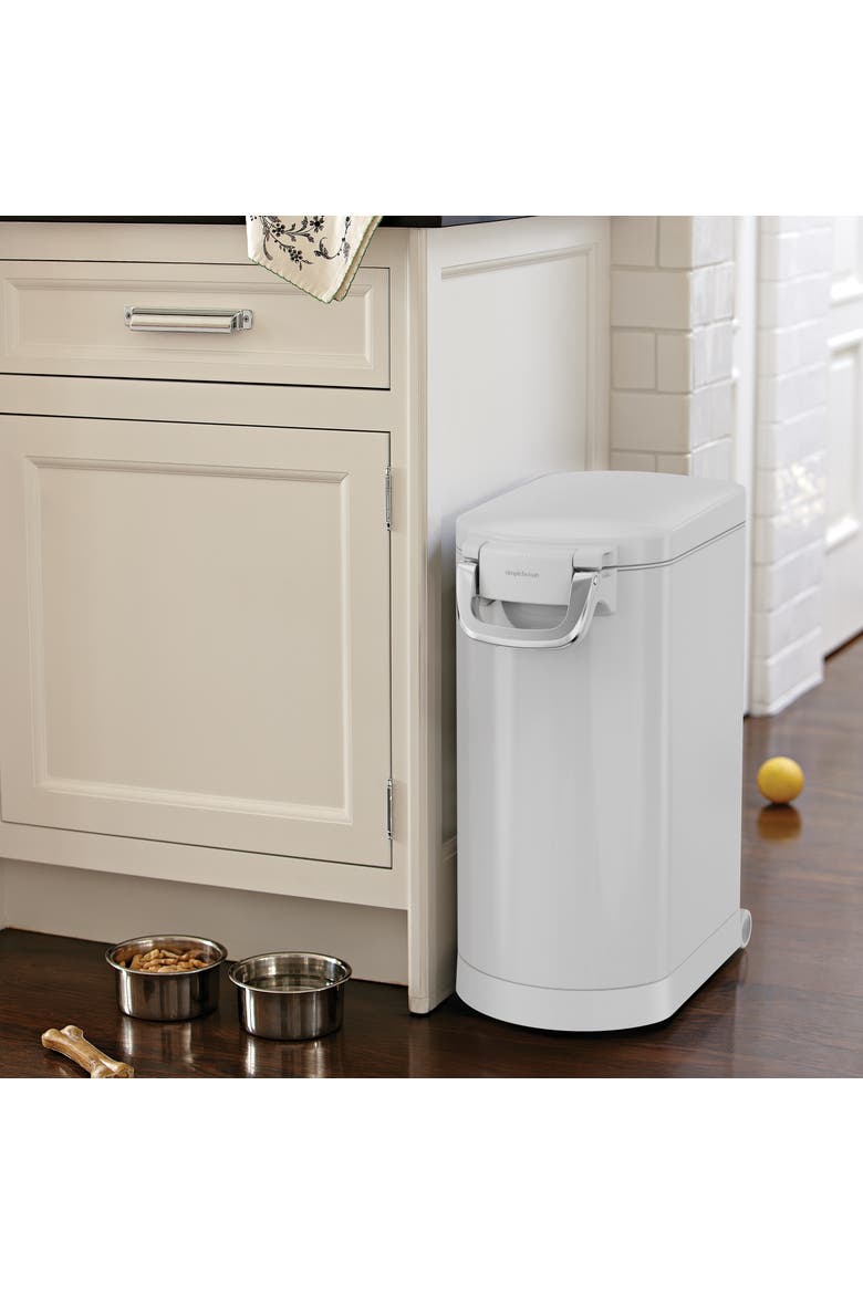 large pet food can, Alternate, color, White