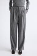 Max Mara Pleated Straight Leg Pants