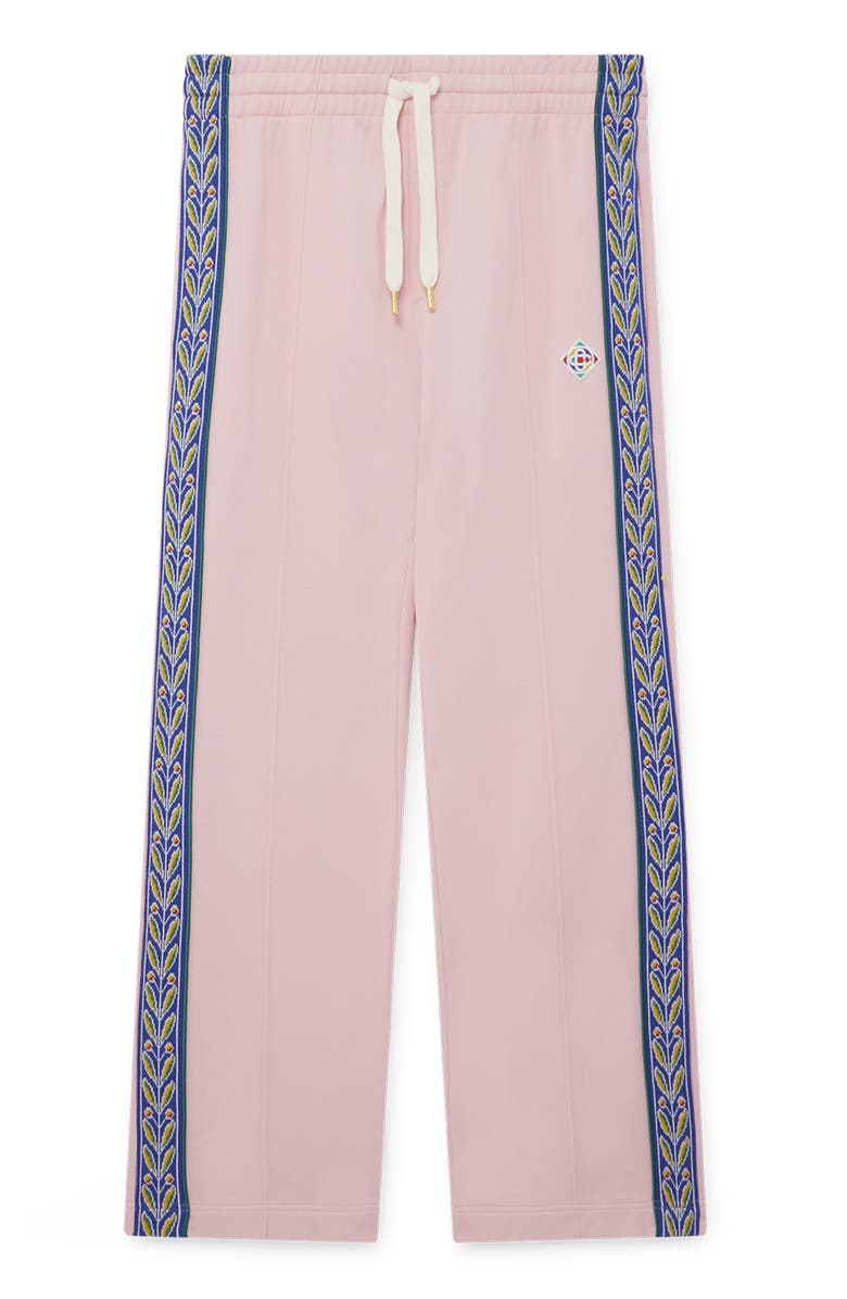 Casablanca Laurel Tape Organic Cotton Sweatpants, Main, color,