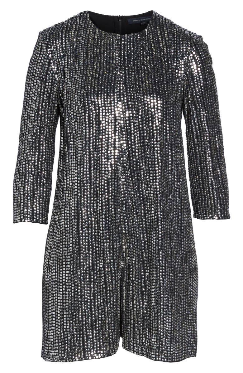 French Connection Desiree Disco Romper, Alternate, color, 