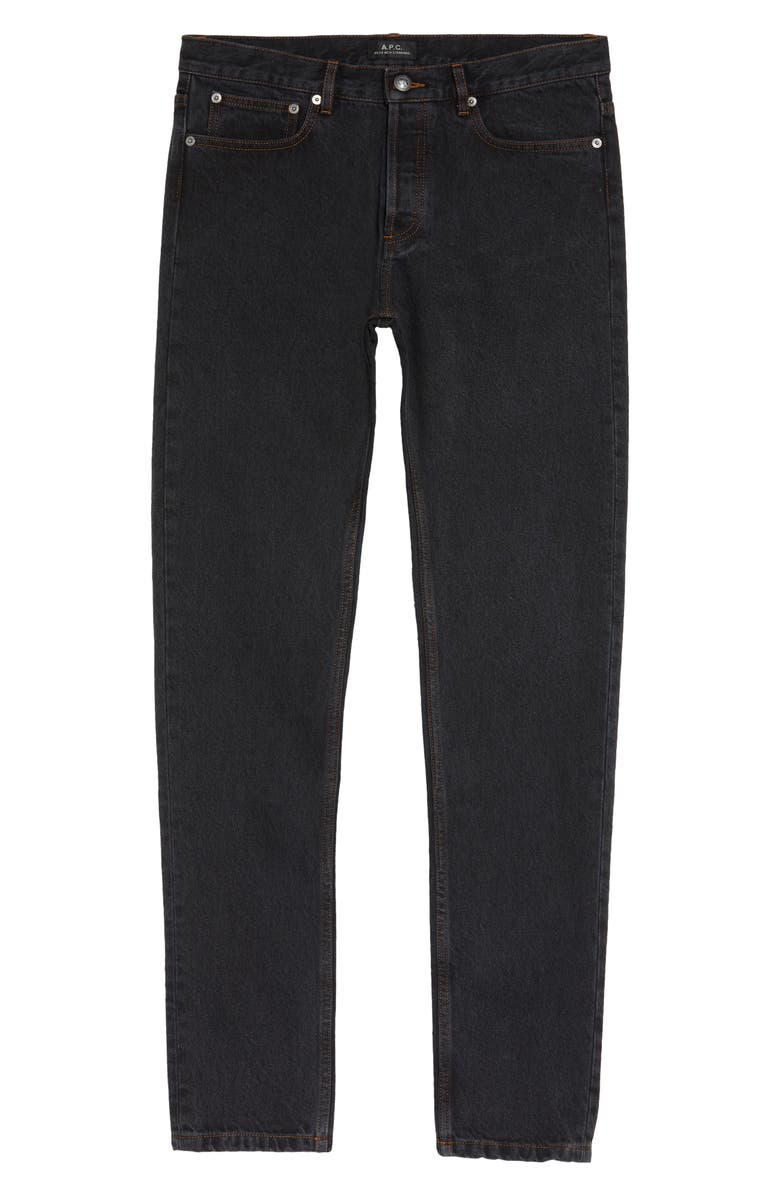 A.P.C. New Standard Straight Leg Organic Cotton Jeans, Alternate, color, 