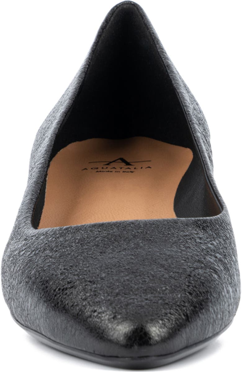 Aquatalia Pasha Water Repellent Pointed Toe Pump, Alternate, color, Black