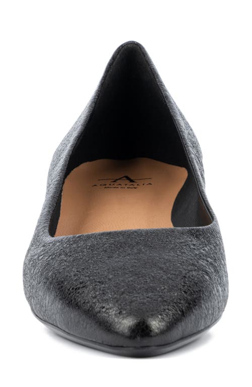 Aquatalia Pasha Water Repellent Pointed Toe Pump In Black