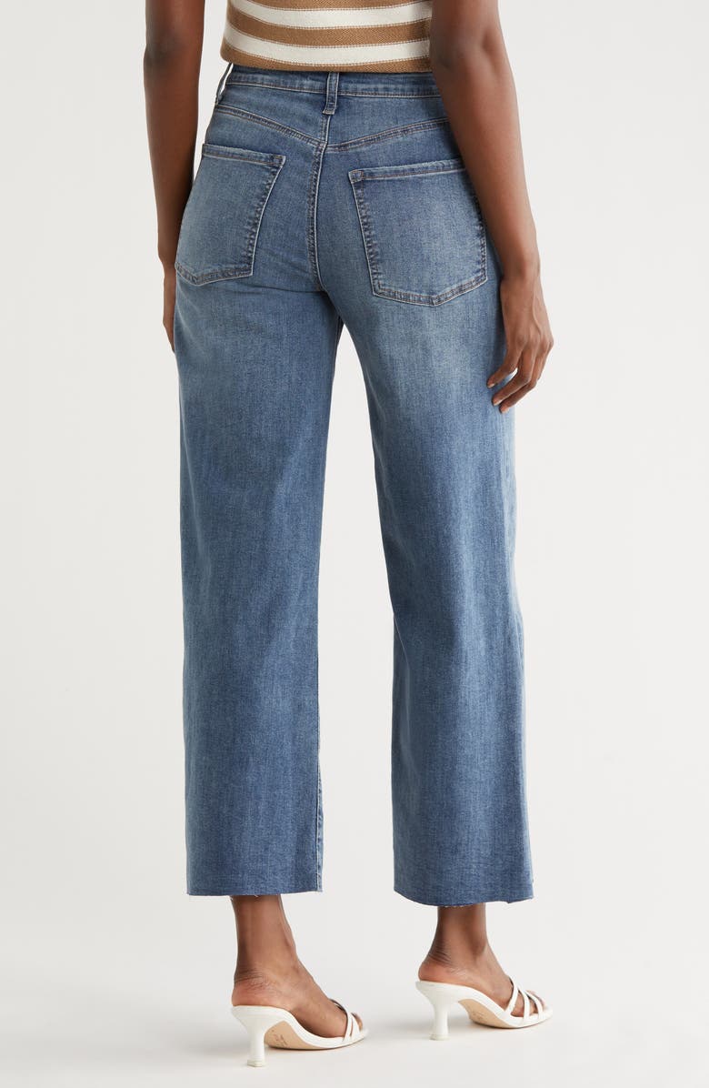 STS Blue Sabrina Raw Hem High Waist Ankle Wide Leg Jeans, Alternate, color, Inyo