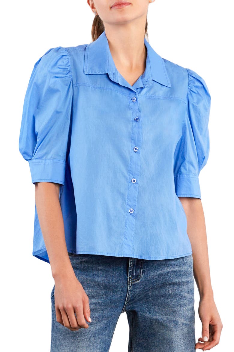 Perfect As Is Shirt, Main, color, CORNFLOWER BLUE