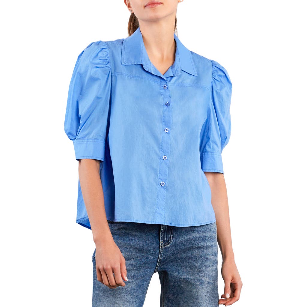 Wash Lab Denim Perfect As Is Shirt In Blue