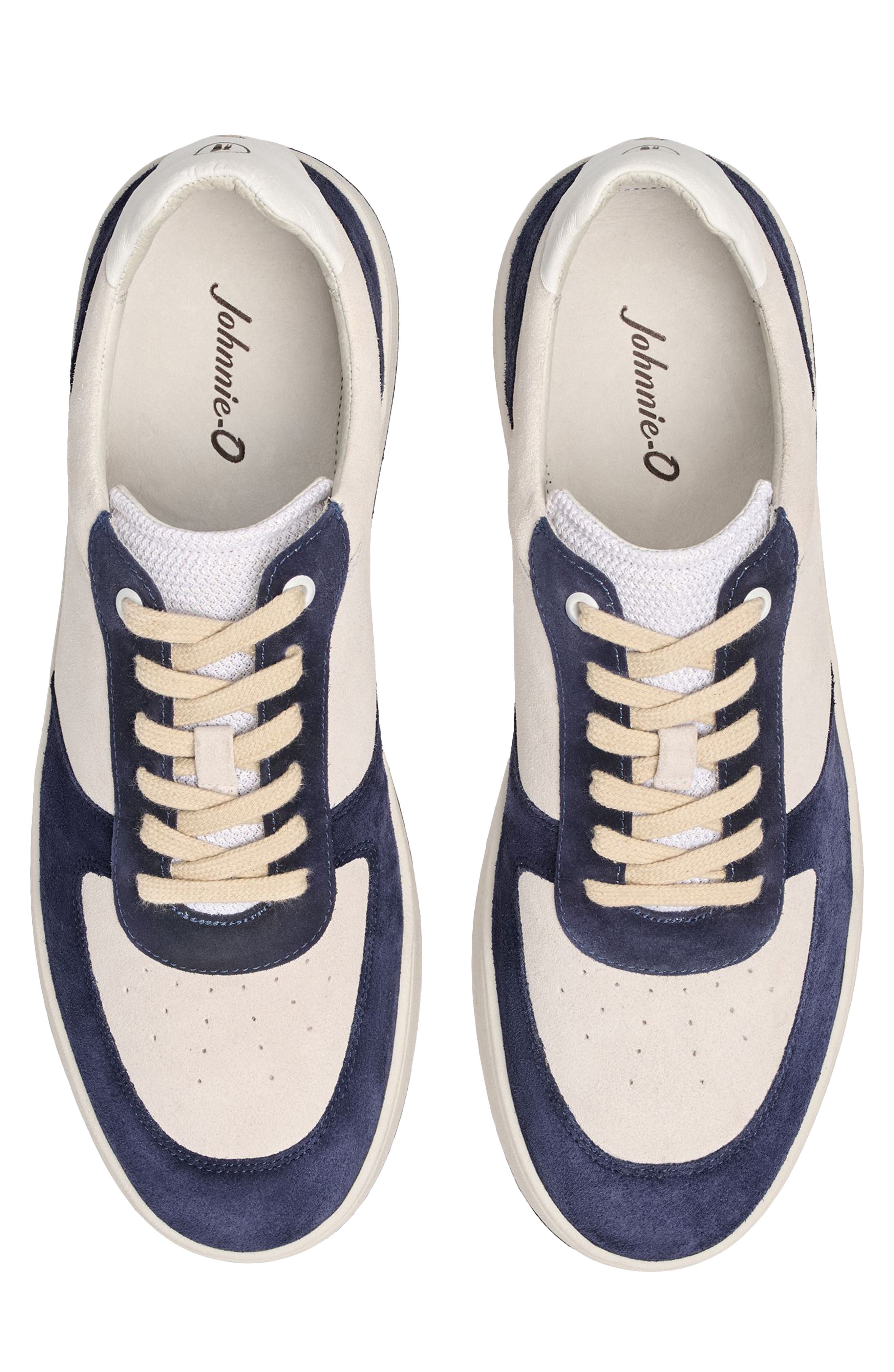 Larosa Low Top Sneaker, Alternate, color, NAVY/ WHITE