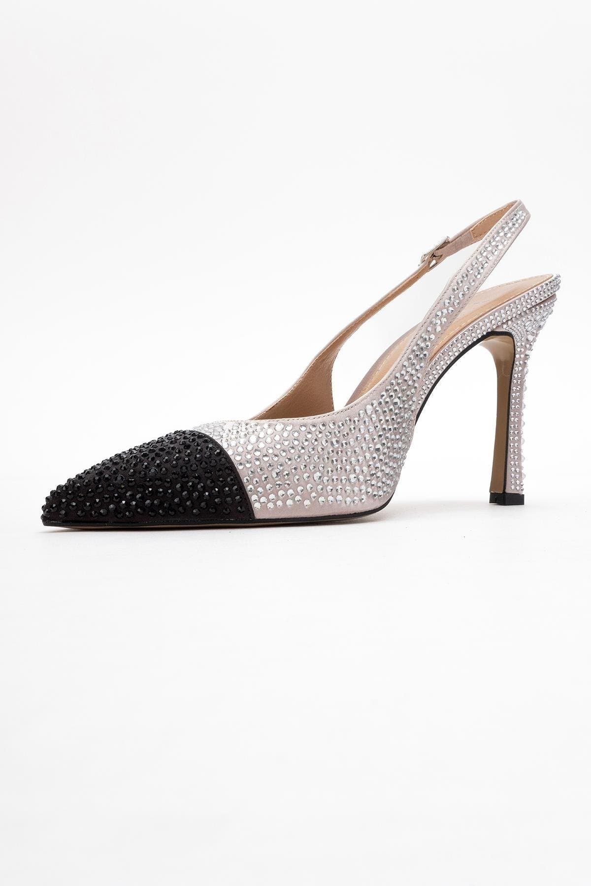London Embellished Pointed Toe Pump, Alternate, color, Beige
