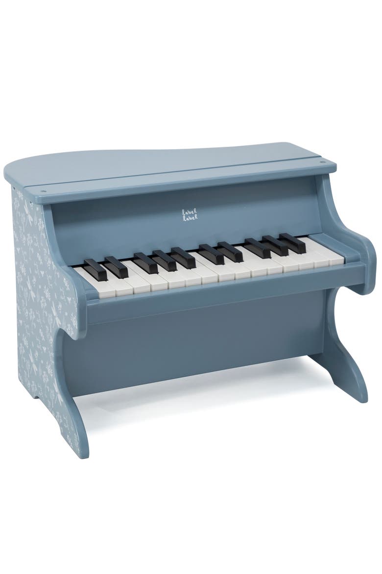 Wooden Piano Blue Musical Instrument Toy, Dragonfly & Nature, 3+, Alternate, color, Multicolored
