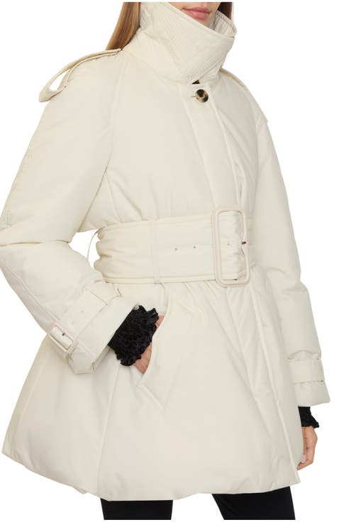 Belted Berryhill Padded Car Coat