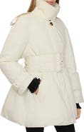 Burberry Belted Berryhill Padded Car Coat