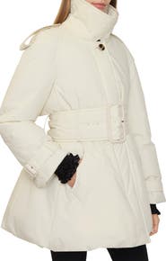 Burberry Belted Berryhill Padded Car Coat