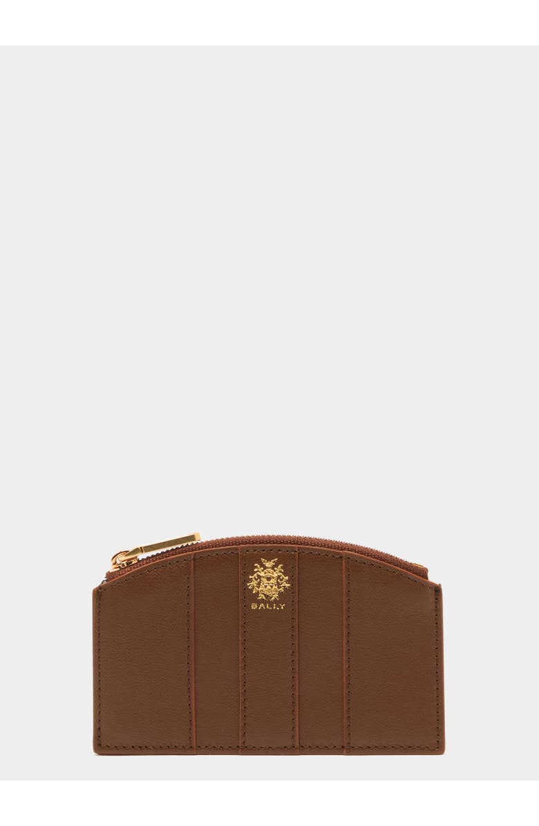 Bally Signature Coin Purse, Main, color, Brown