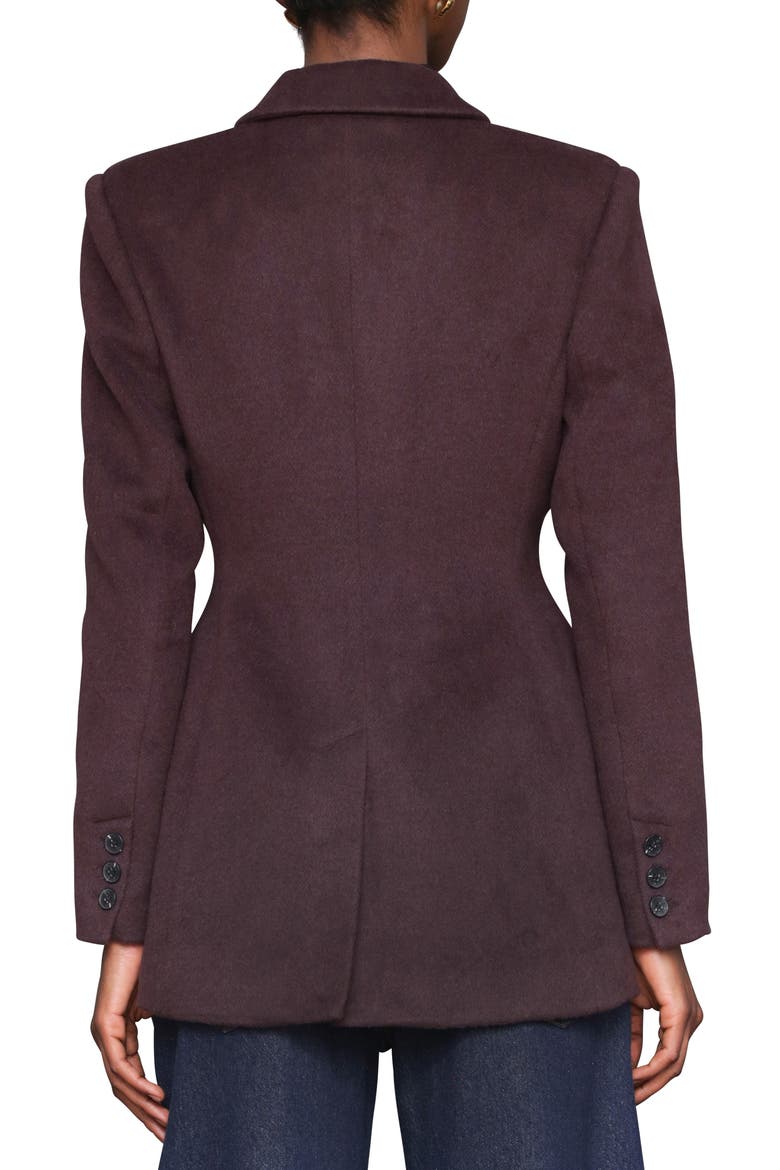 Hourglass Blazer Coat, Alternate, color, DULSE