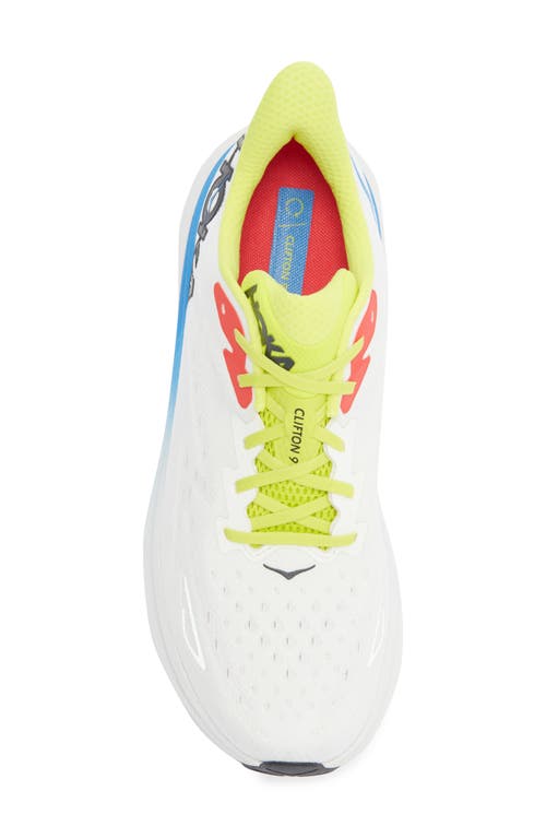 Hoka Clifton 9 Running Shoe In Animal Print