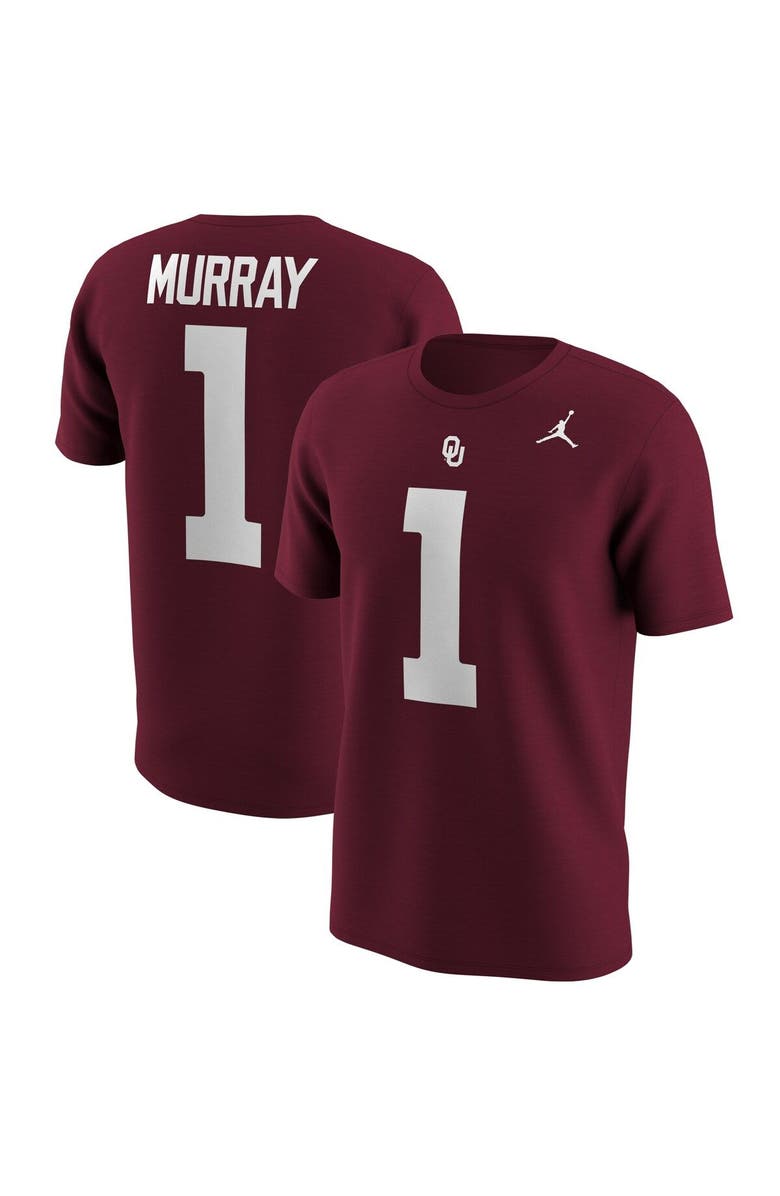 Jordan Brand Kyler Murray Oklahoma Sooners Jordan Brand Alumni Name & Number T-Shirt - Crimson, Main, color, 