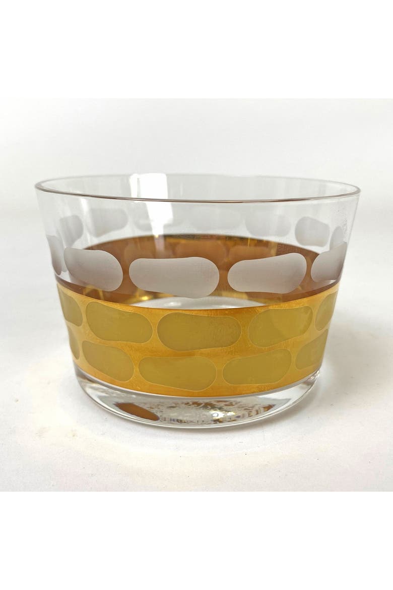 Truro Gold Glass Small Bowl, Main, color, clear/gold