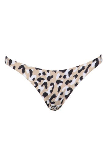 Vitamin A ® California High Leg Bikini Bottoms California High Leg Bikini Bottoms In Animal Print
