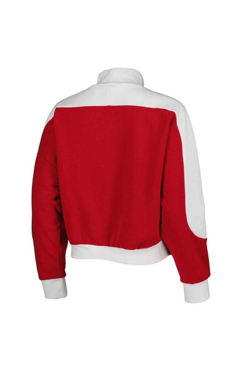 GAMEDAY COUTURE Women's Gameday Couture Crimson Alabama Crimson Tide Make it a Mock Sporty Pullover Sweatshirt, Alternate, color, Crimson