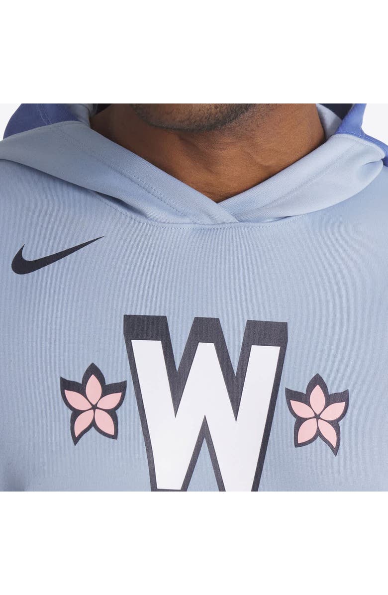 Nike Men's Nike Blue Washington Nationals 2025 City Connect Authentic Collection Sleeveless Performance Pullover Hoodie, Alternate, color,