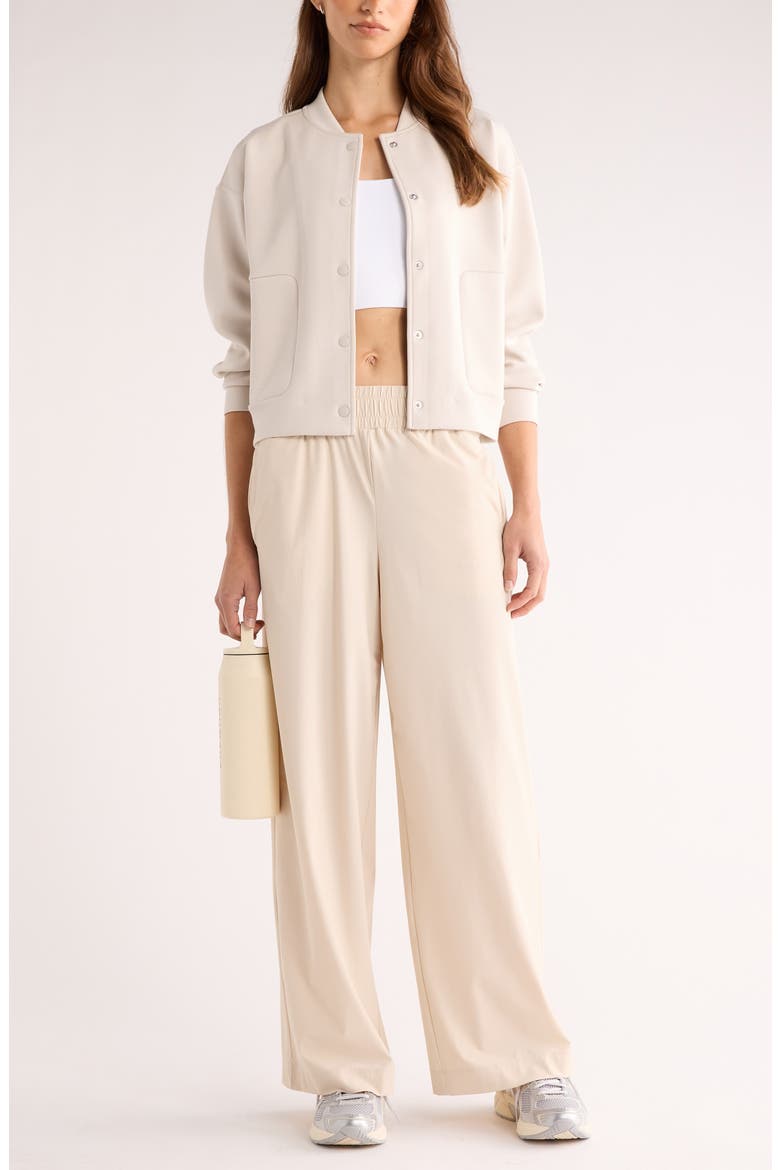 Ultra Luxe Snap Front Jacket, Alternate, color, GREY MOONBEAM