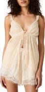 Steve Madden Mazie Lace Tie Front Camisole