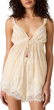 Steve Madden Mazie Lace Tie Front Camisole