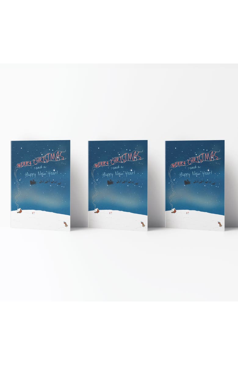 Ramus & Co Winter/Holiday Greeting Card Pack Sets (3 ct) Slay Wishes, Main, color, Multi-Pack