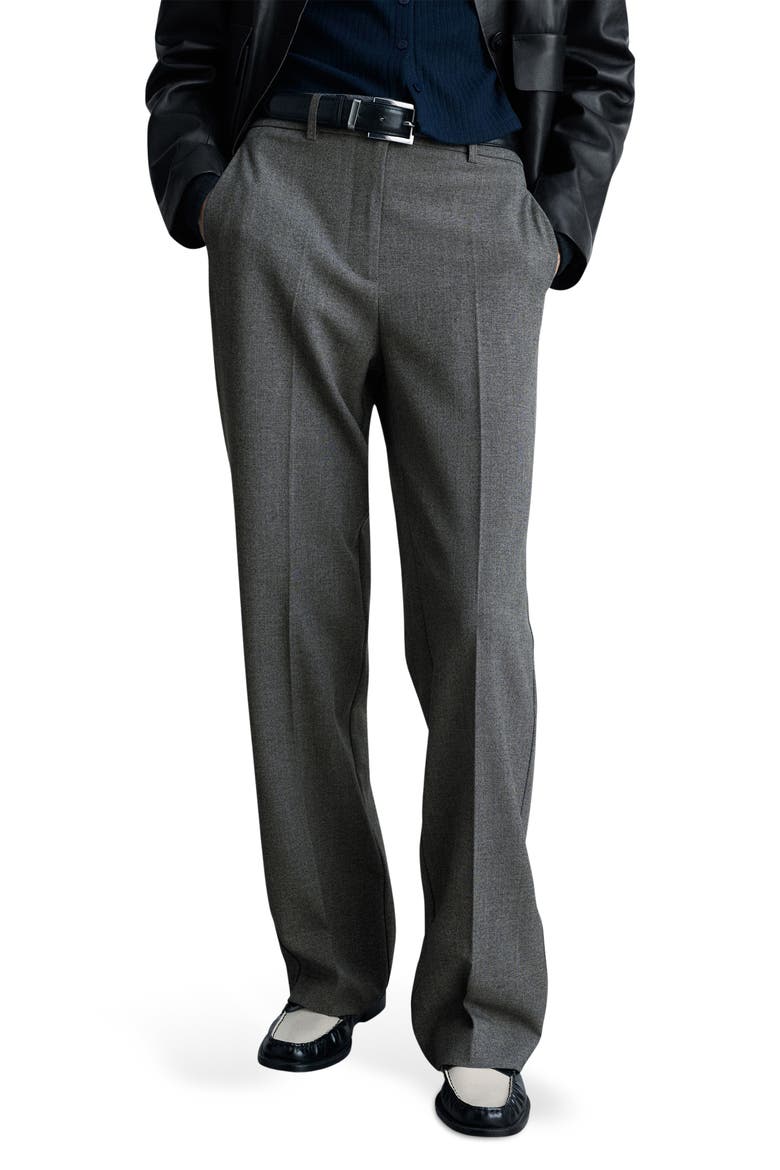 Carlos Straight Leg Trousers, Main, color, GREY