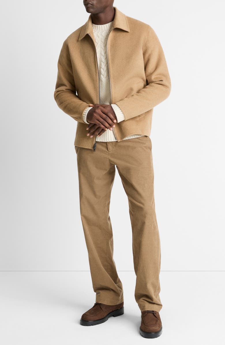 Vince Splittable Wool Blend Jacket, Alternate, color, Camello