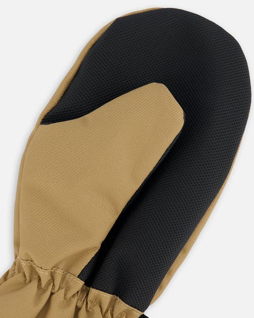 Deux Par Deux Little Kids Unisex Mid-season Mittens Beige In Beige