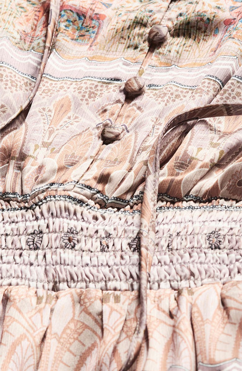 City Chic Leilany Long Sleeve Minidress, Alternate, color, Print