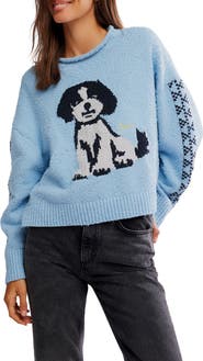 Free People Story Book Cotton Blend Sweater