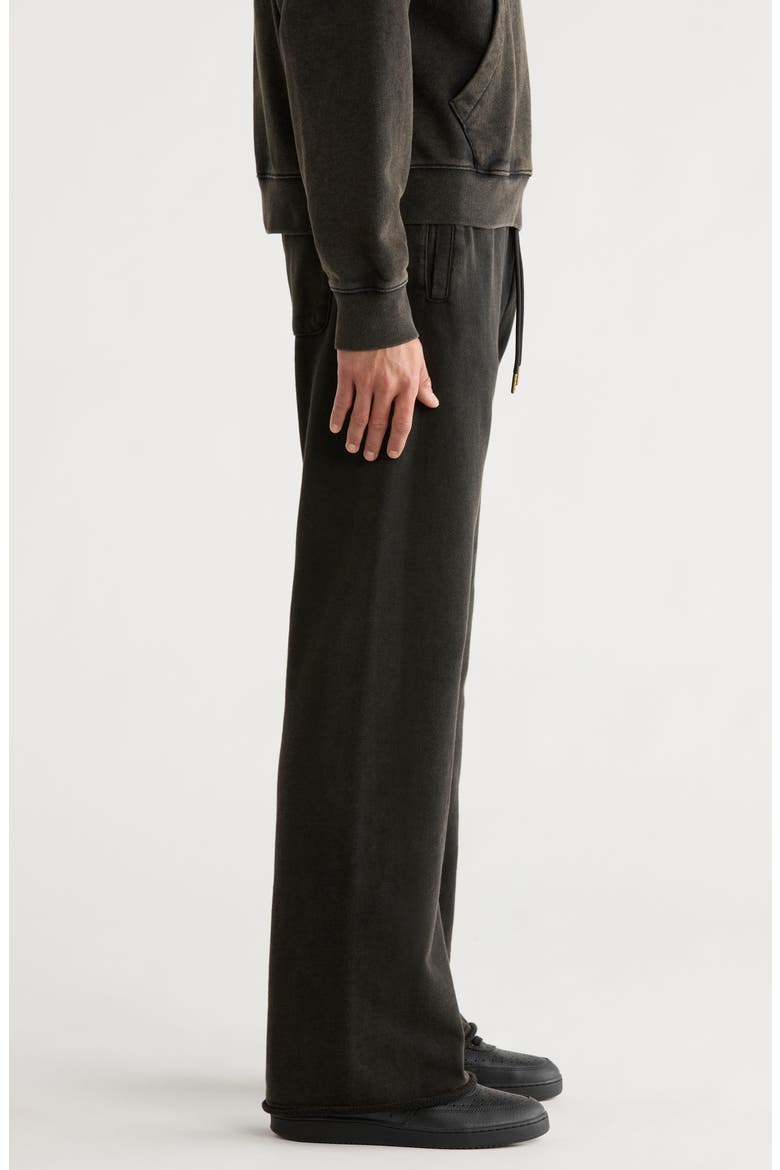 Honor Wide Leg Cotton Sweatpants, Alternate, color, GREY