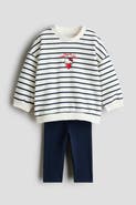 H&M 2-piece Sweatshirt And Leggings Set