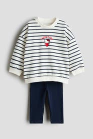 H&M 2-piece Sweatshirt And Leggings Set
