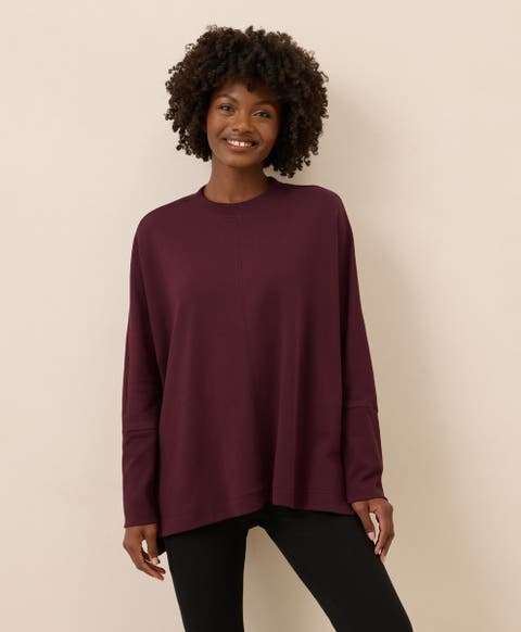Organic Cotton Airplane Long Sleeve Poncho