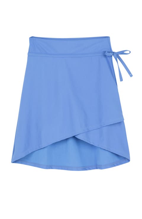 Sea Solids Swim Skirt with Inner Short