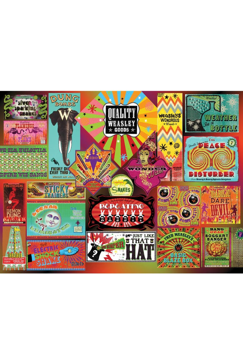 Weasleys' Wizard Wheezes 1000 Piece Puzzle, Alternate, color, No Color
