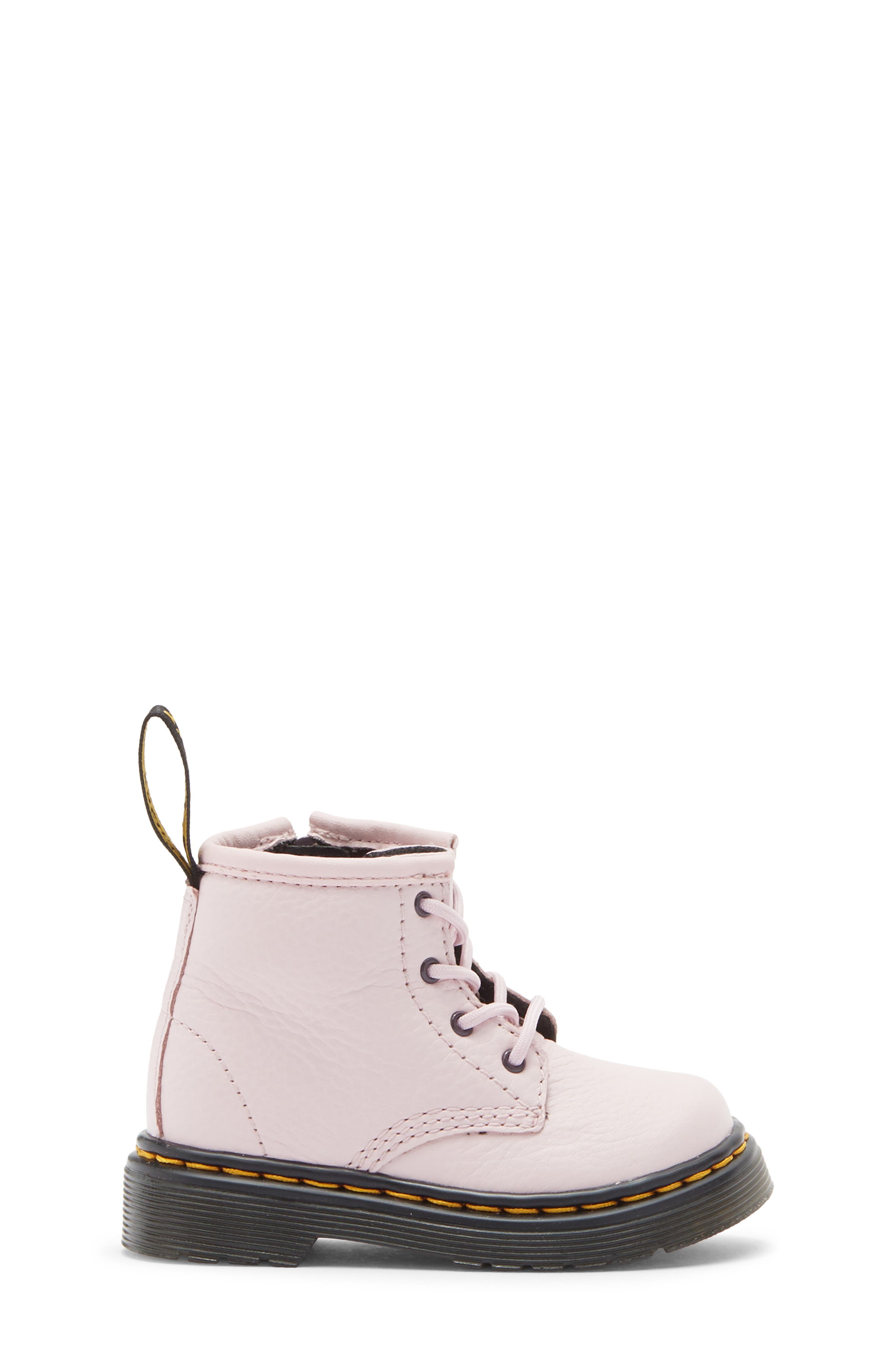 Kids' 1460 Leather Boot, Alternate, color, PINK QUARTZ